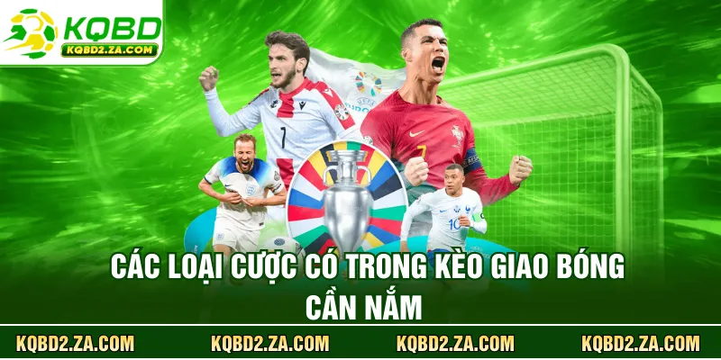 Các loại cược có trong kèo giao bóng cần nắm 